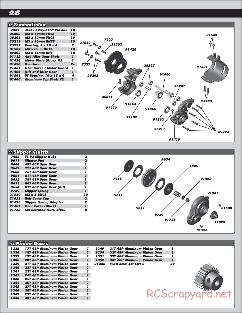 Team Associated - DR10 Drag Race Car - Manual - Page 26